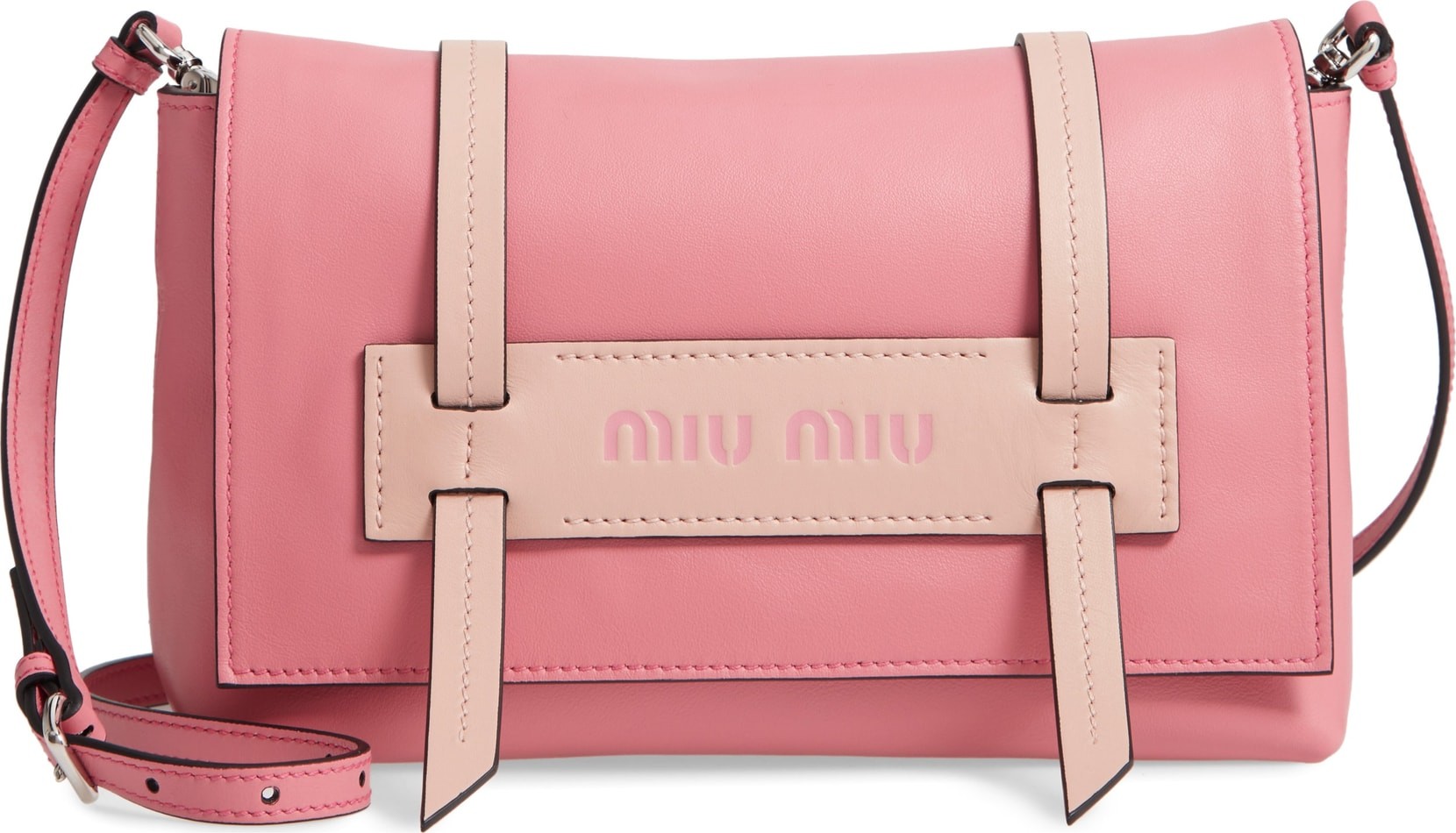 Miu Miu Small Grace Calfskin Shoulder Bag