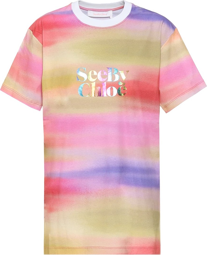 See By Chloé Sunset Logo cotton T-shirt