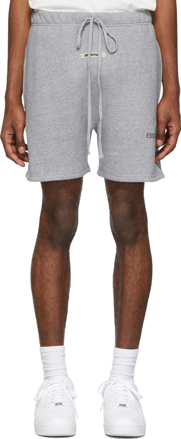 Essentials Grey Reflective Shorts