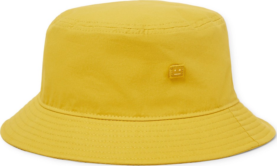 Acne Studios Logo-Appliquéd Cotton-Twill Bucket Hat