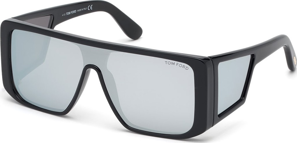 TOM FORD Atticus Mirrored Shield Sunglasses