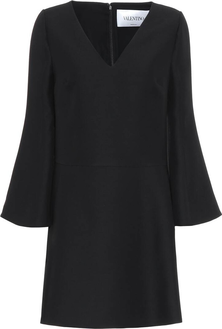 Valentino Wool and silk crêpe minidress