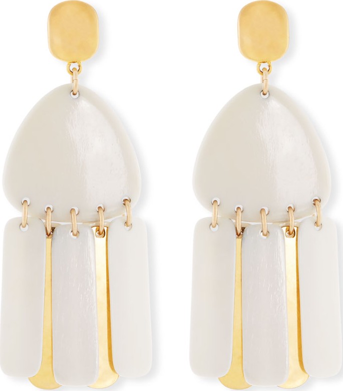 NEST Jewelry Bone Fringe Drop Earrings