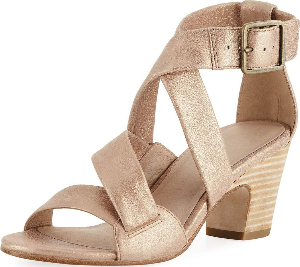Eileen Fisher Patsy Metallic Suede Sandal