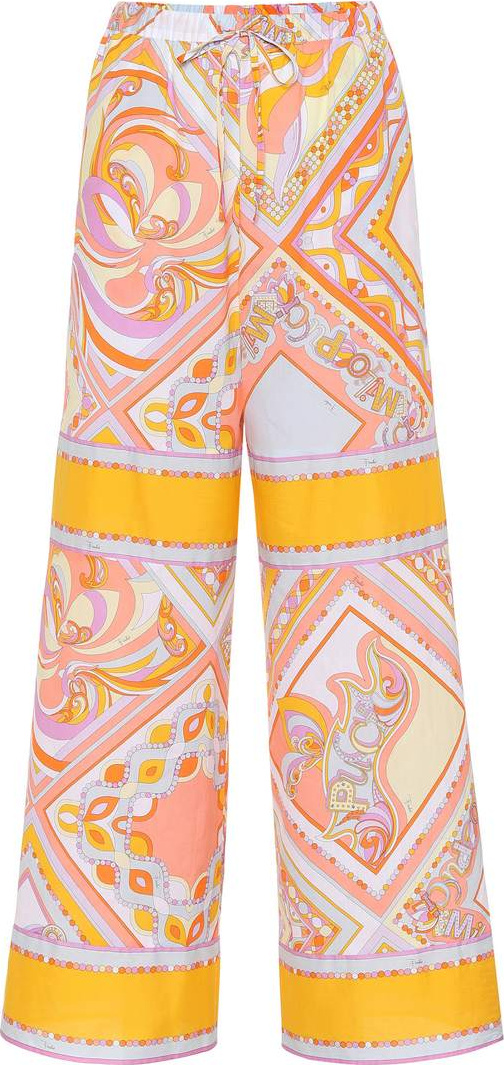 Emilio Pucci Printed cotton pants