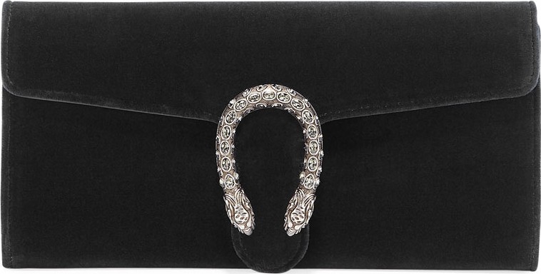 Gucci Dionysus Velvet Clutch Bag