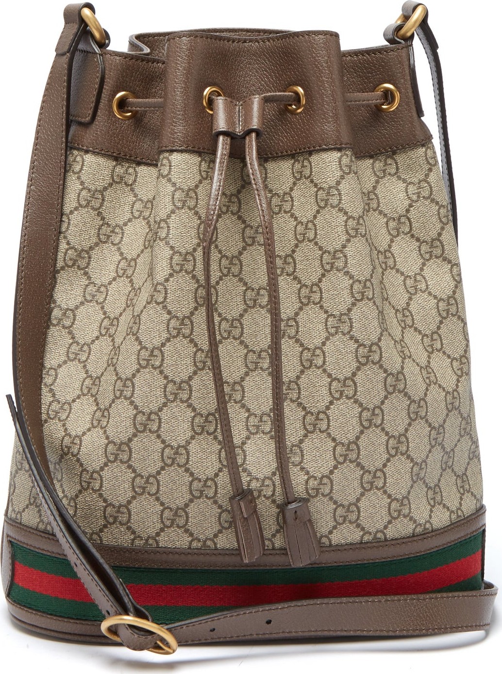 Gucci Ophidia GG Supreme leather bucket bag