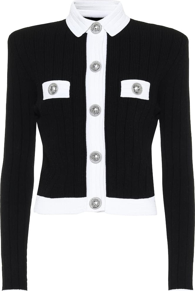 Balmain Stretch-knit top