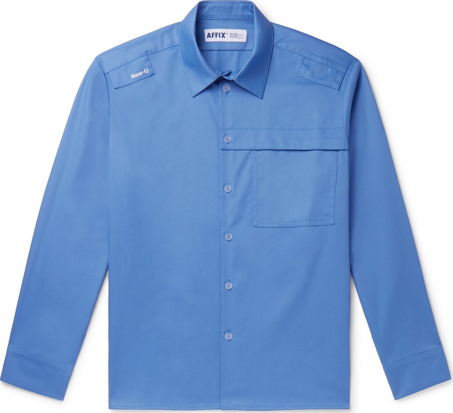 Affix Embroidered Twill Shirt