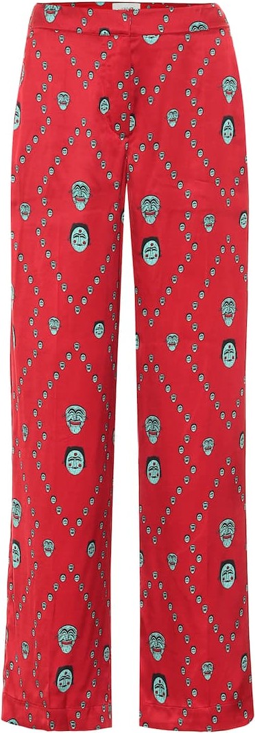 Kirin Printed satin pajama pants