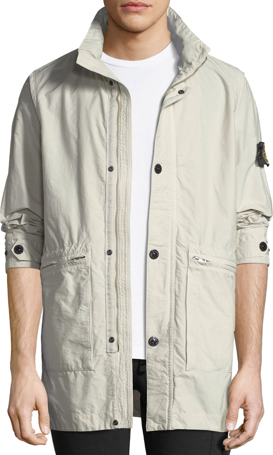 Stone Island Cotton-Blend Field Jacket