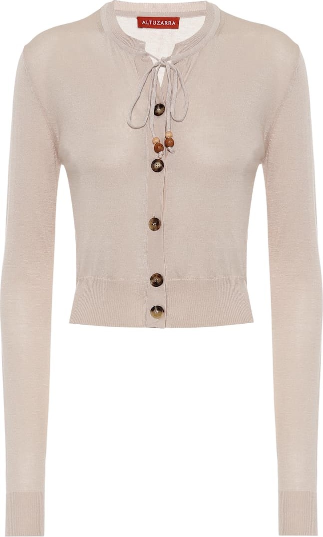 Altuzarra Exclusive to Mytheresa – Nate silk and cotton cardigan