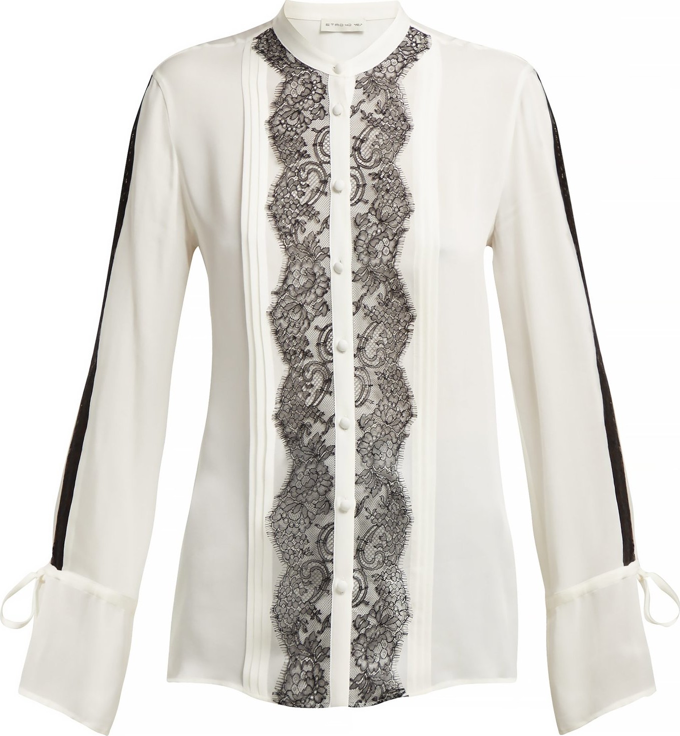 Etro Bahidora silk and lace shirt