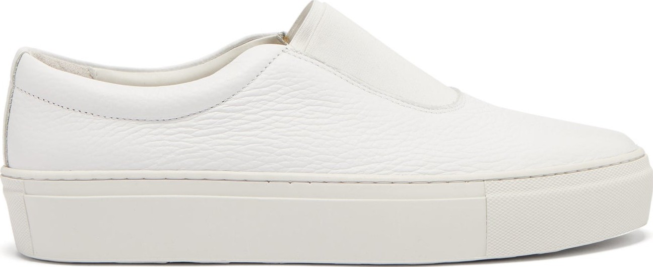 Primury Basal slip-on leather trainers