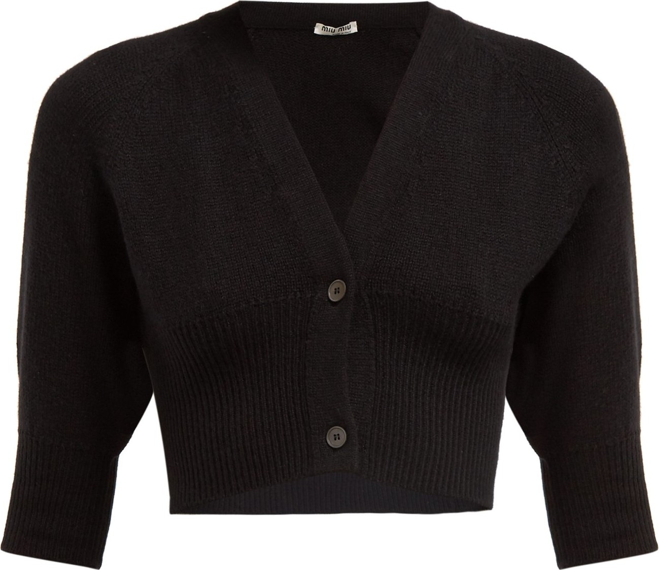 Miu Miu Cropped cashmere cardigan