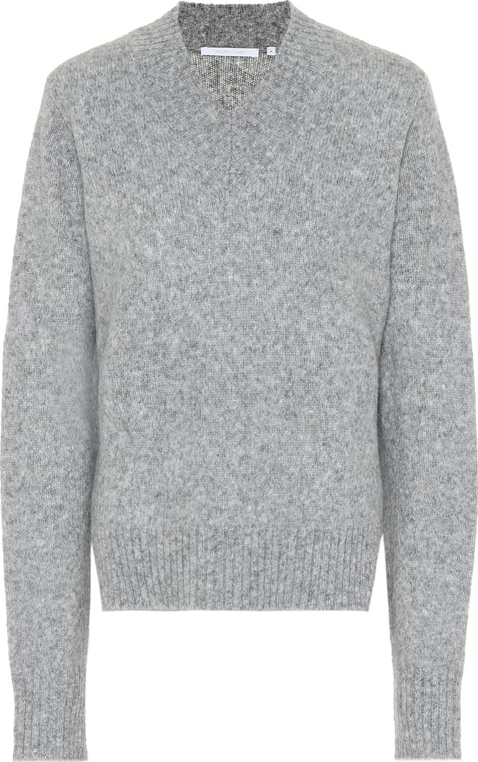 Helmut Lang Tie-sleeve wool-blend sweater