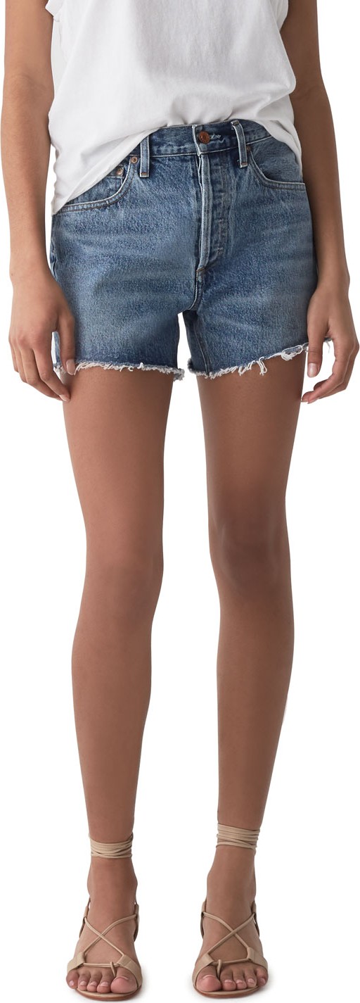 Agolde Micah Boyfriend Denim Shorts