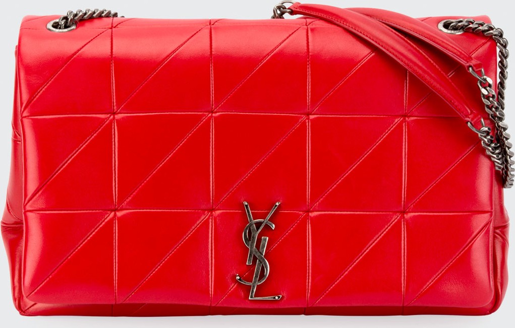 Saint Laurent Jamie Medium Diamond-Quilted Double-Chain Shoulder Bag