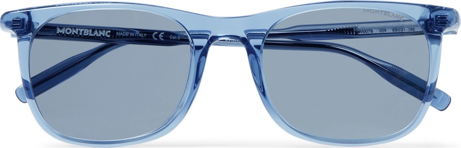 Montblanc D-Frame Acetate Sunglasses