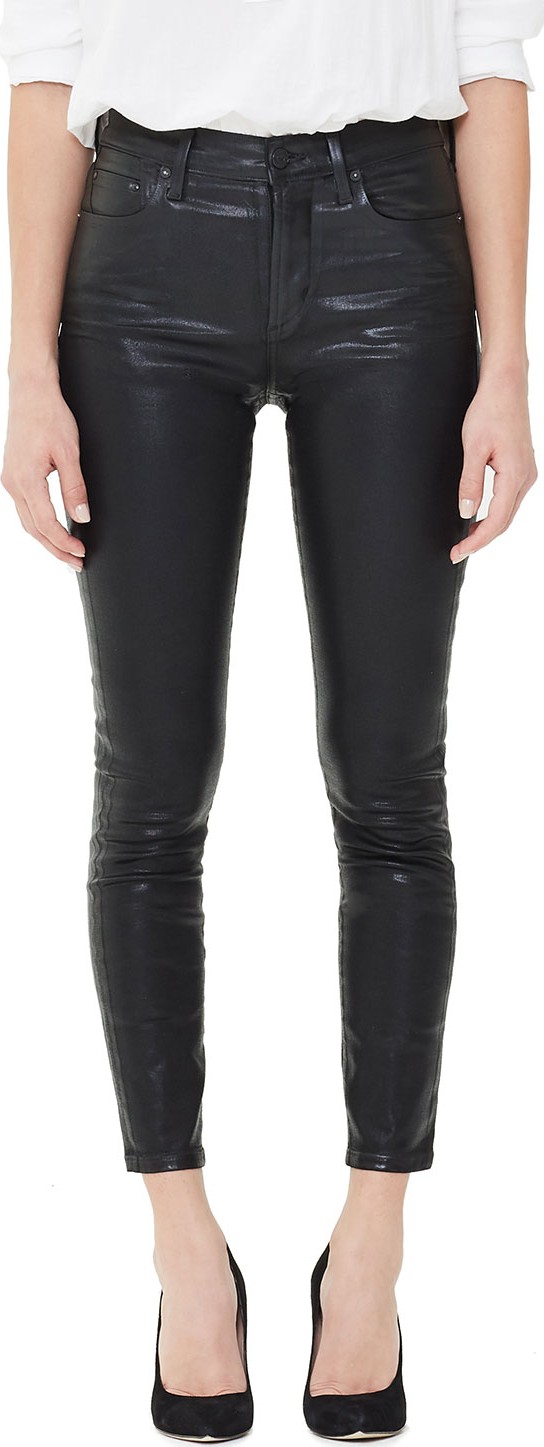 Citizens Of Humanity Rocket High-Rise Coated Skinny Jeans
