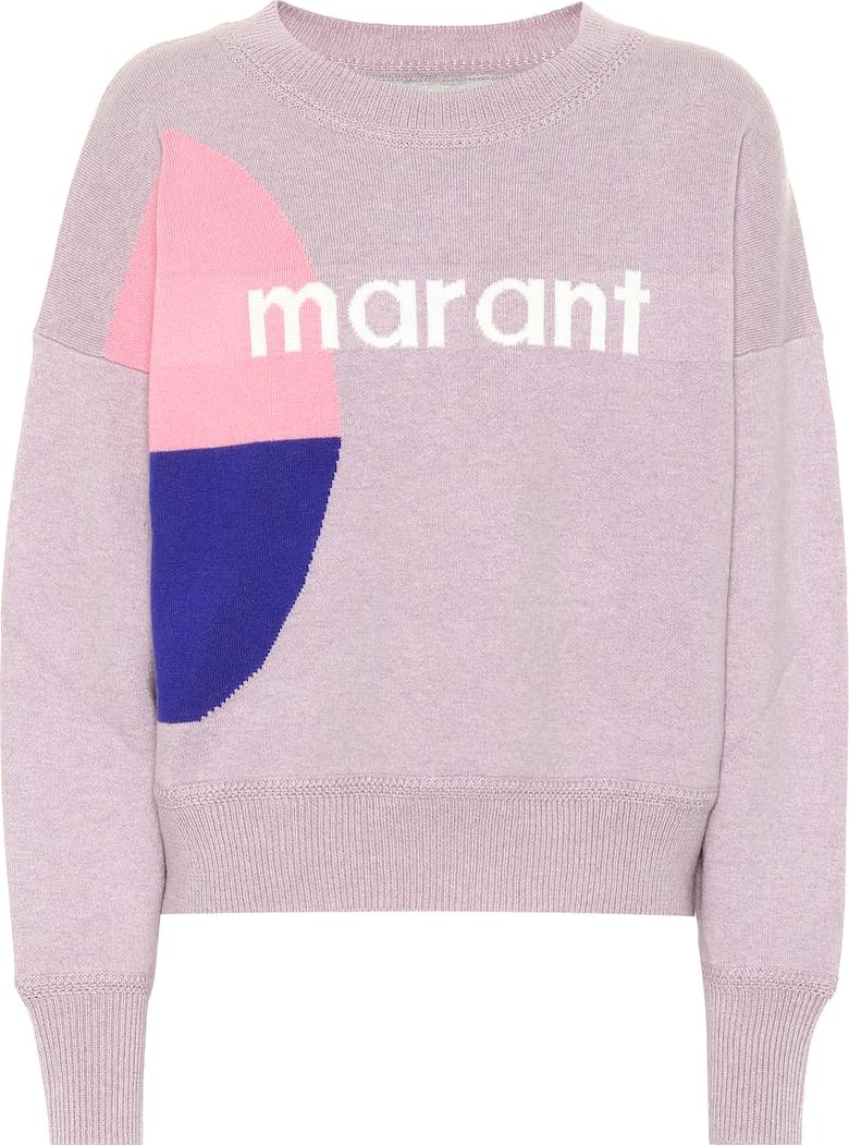 Isabel Marant Etoile Logo cotton and wool sweater