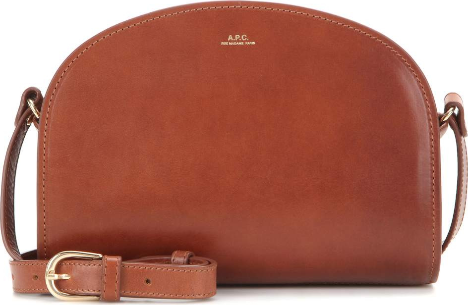 A.P.C. Demi-Lune leather shoulder bag