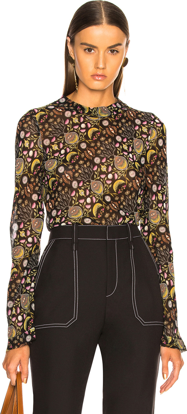 Chloe Blossom Print Viscose Top