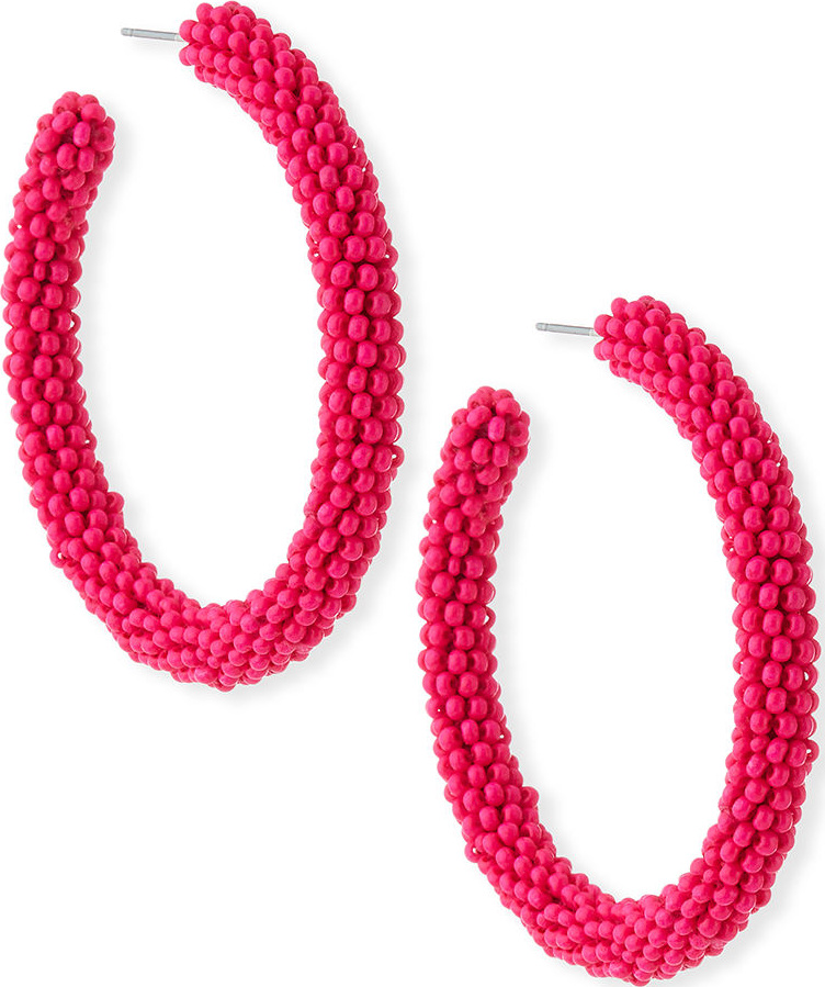 Sachin & Babi Caviar Hoop Earrings