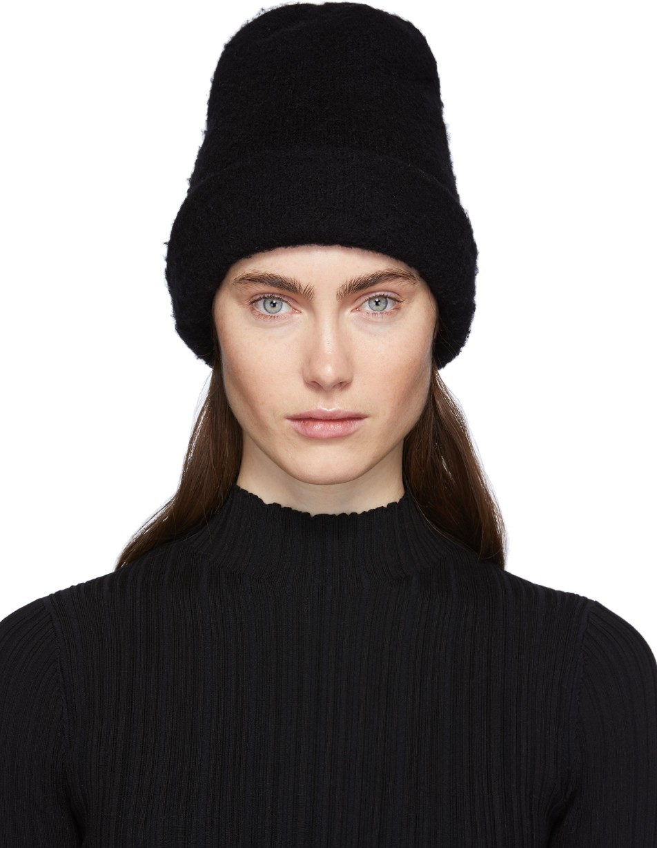 Acne Studios Black Wool & Cashmere Peele Beanie