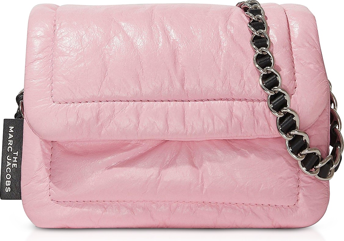 MARC JACOBS The Mini Pillow Powder Pink Leather Crossbody Bag
