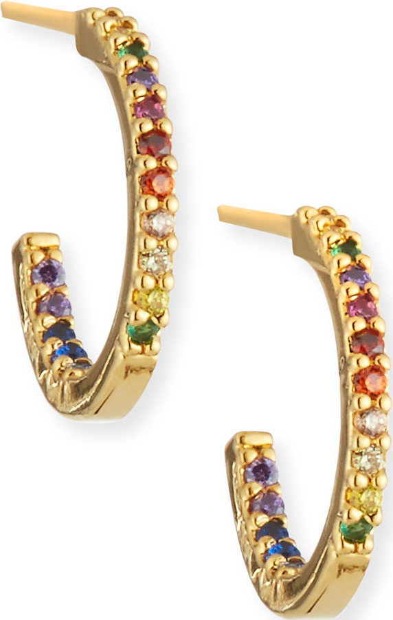 Tai Small Rainbow Huggie Hoop Earrings
