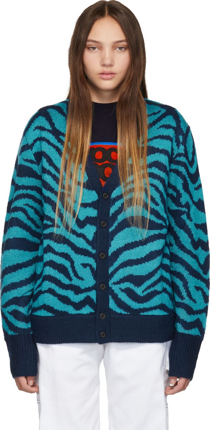 Noon Goons Blue Tiger Cardigan