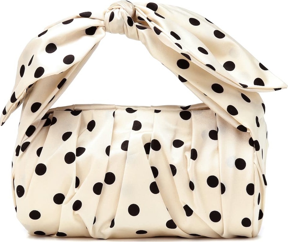 Rejina Pyo Nane polka-dot satin tote