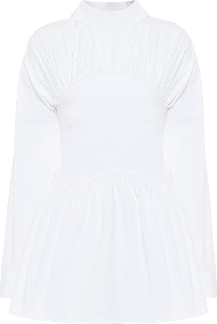 Rejina Pyo Vera cotton-poplin blouse