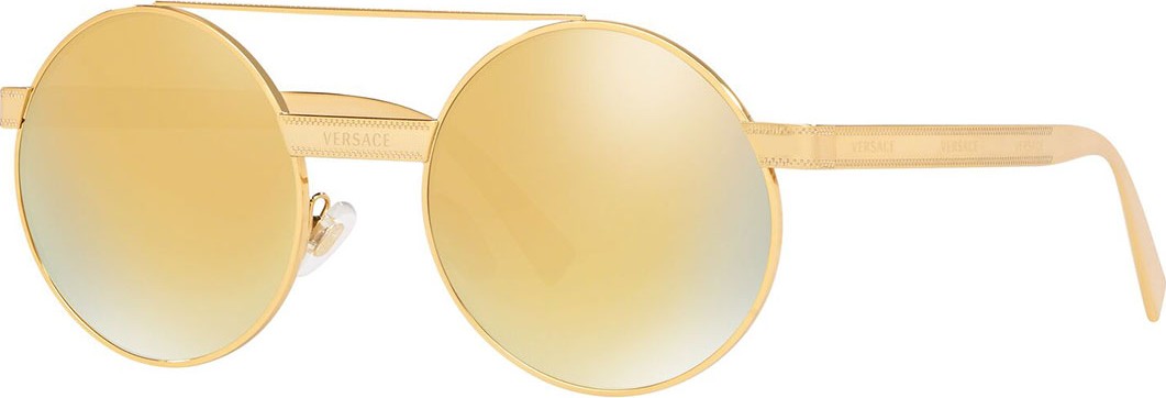Versace Round Metal Sunglasses