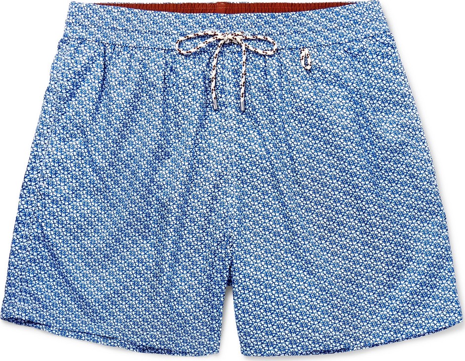 Loro Piana Mid-Length Printed Swim Shorts