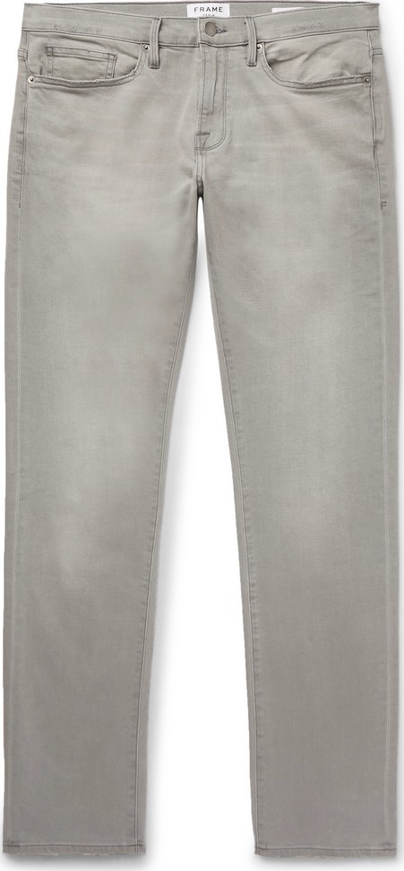 FRAME DENIM L'Homme Slim-Fit Stretch-Denim Jeans
