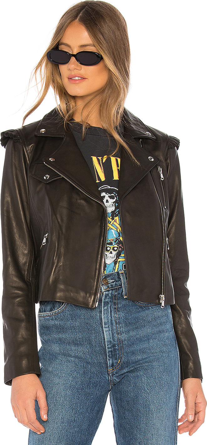 Generation Love Roxy Ruffle Moto Jacket