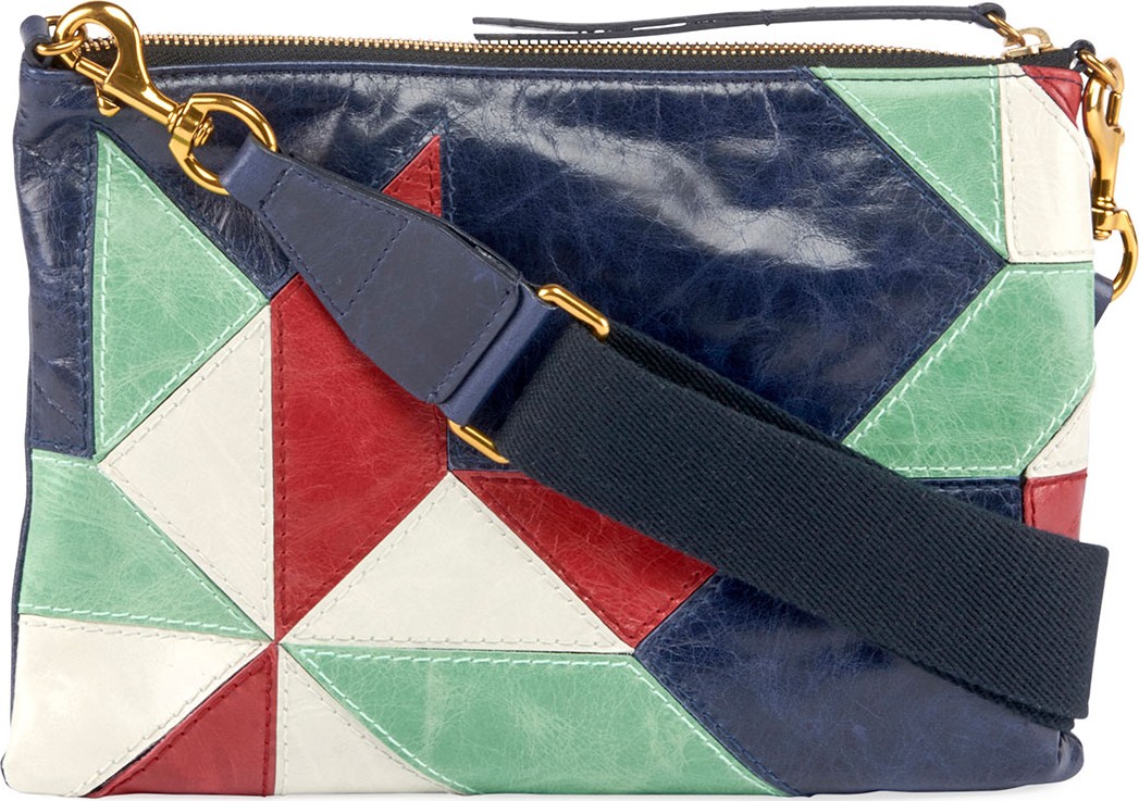 Isabel Marant Nessah Bandoleer Colorblock Shoulder Bag