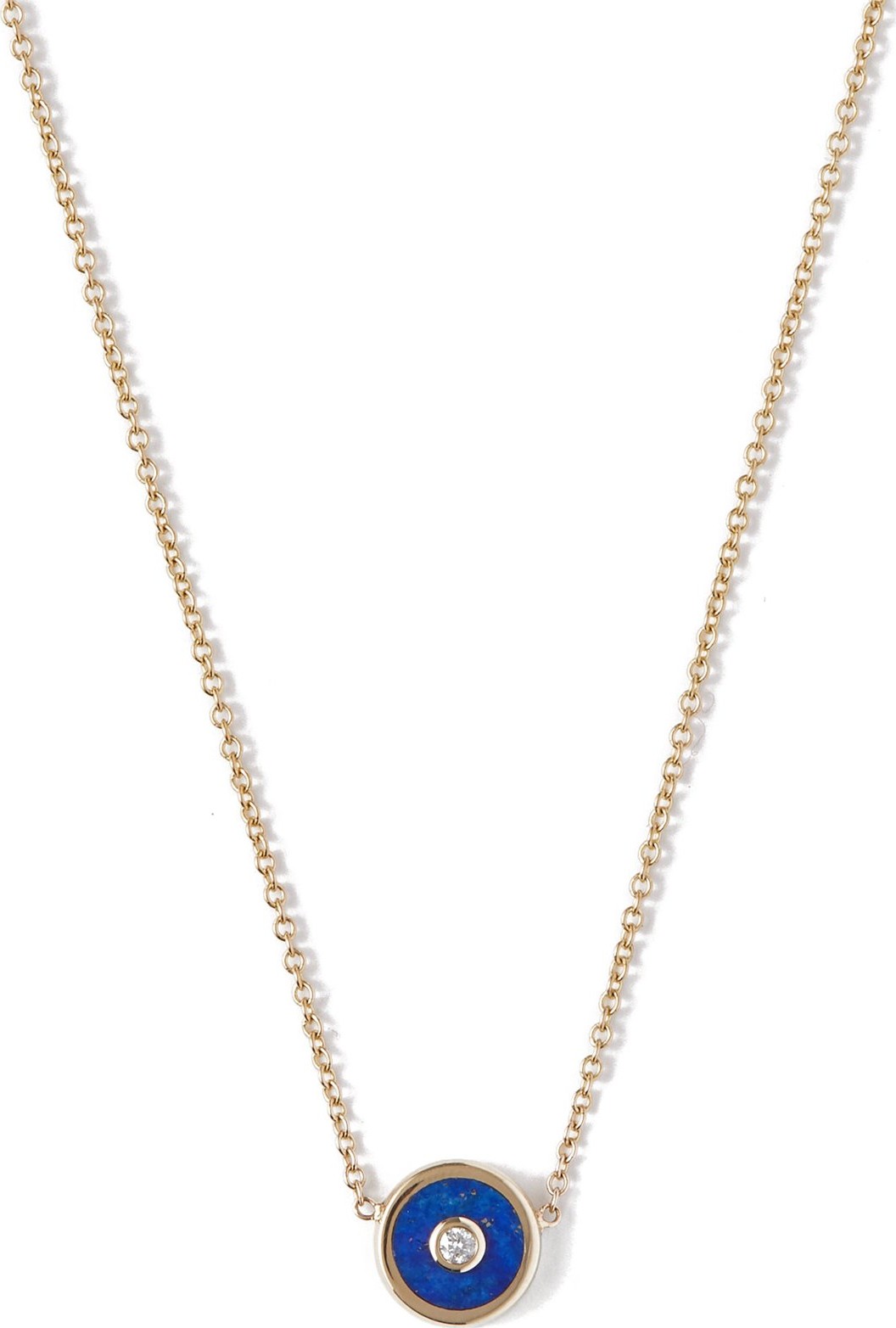 Retrouvai Compass 18kt gold & diamond necklace