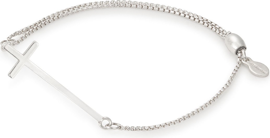 Alex and Ani Cross Pull-Chain Bracelet