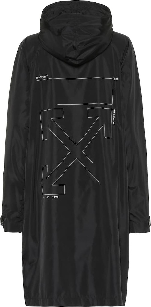 Off White Printed raincoat