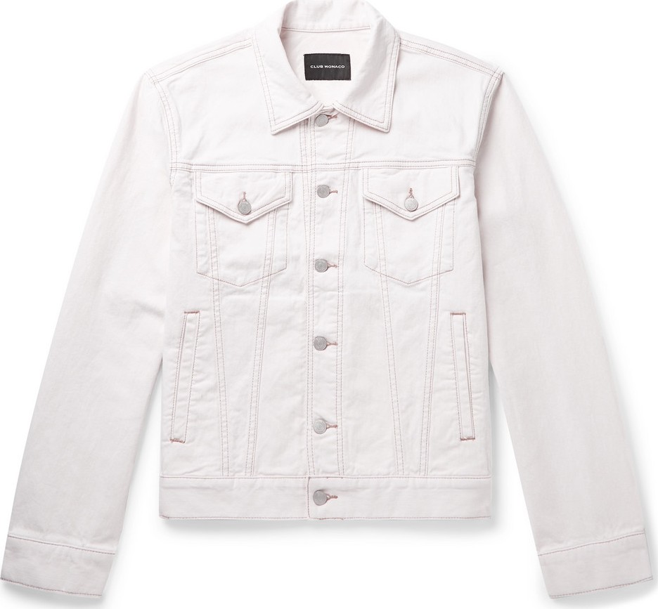 Club Monaco Stretch-Denim Trucker Jacket