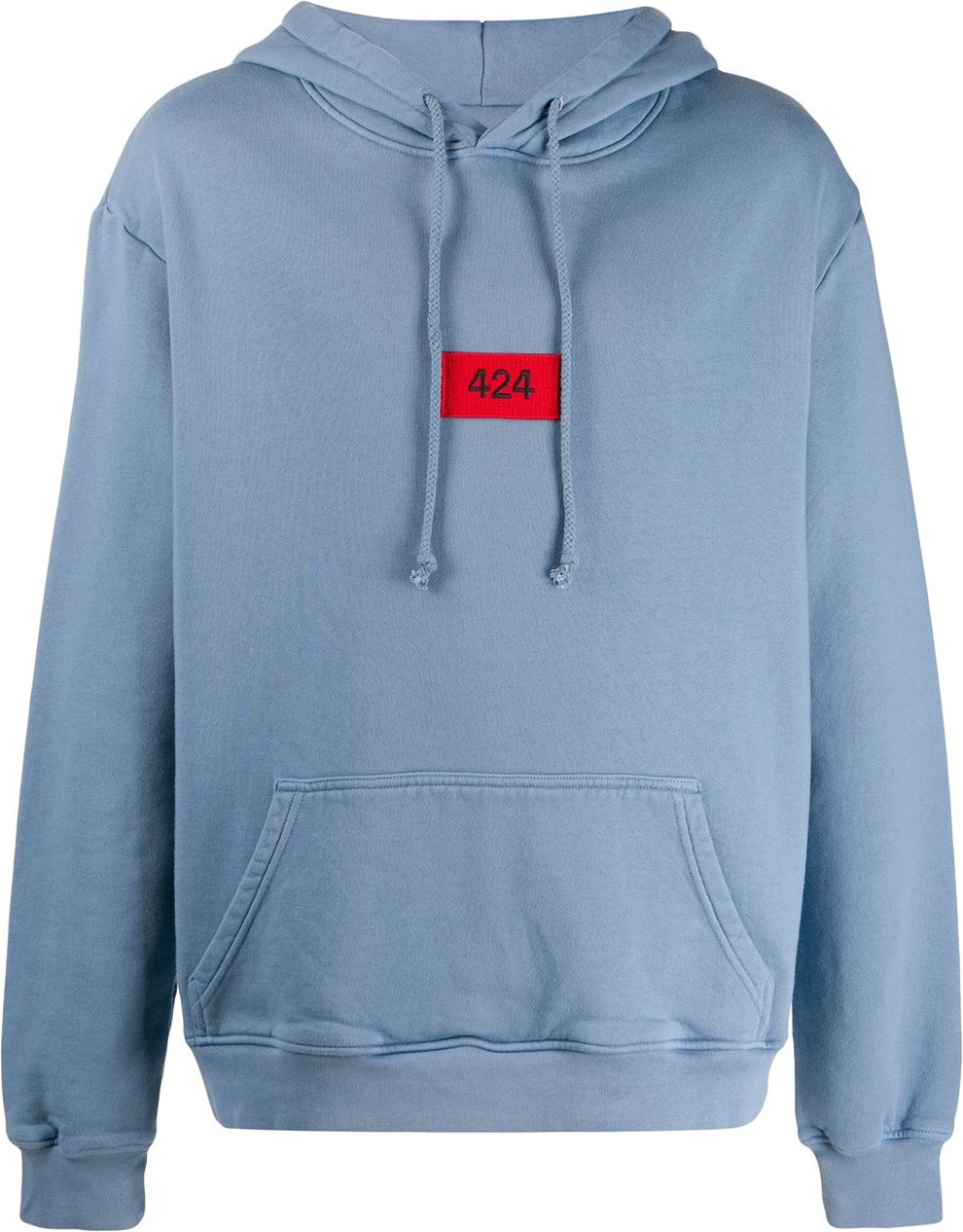 424 Fairfax Long sleeve logo hoodie