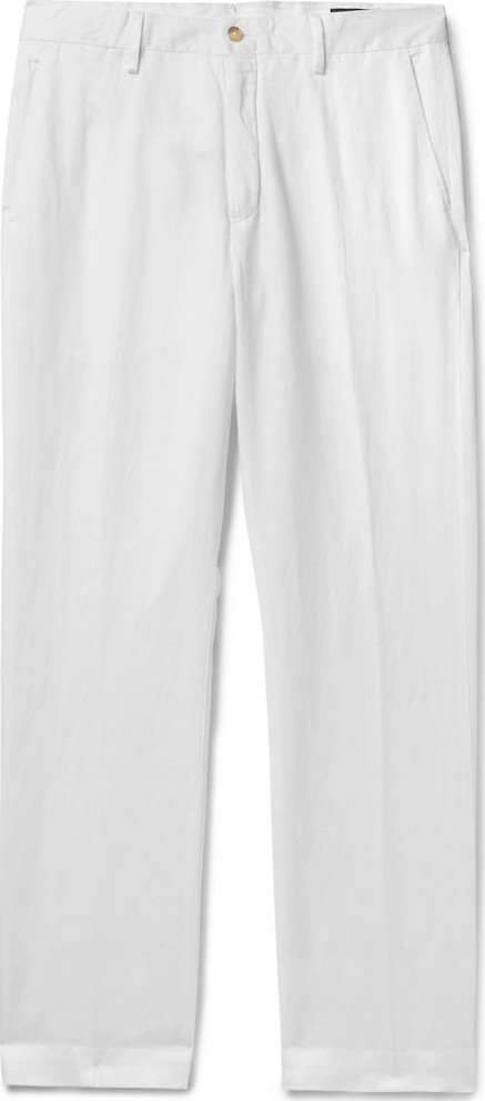 Polo Ralph Lauren Linen, Lyocell and Cotton-Blend Trousers