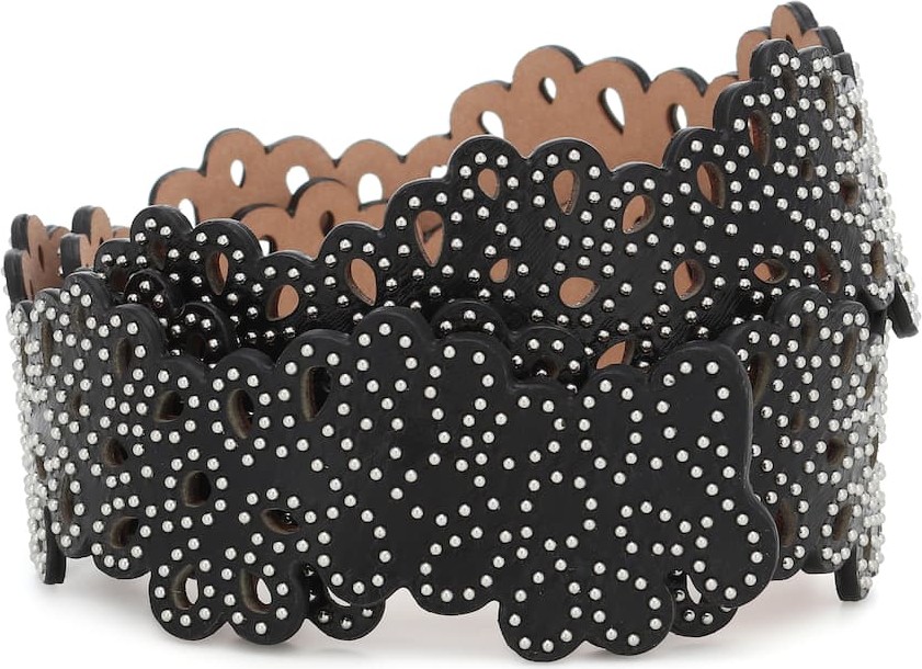 Alaïa Embellished leather belt