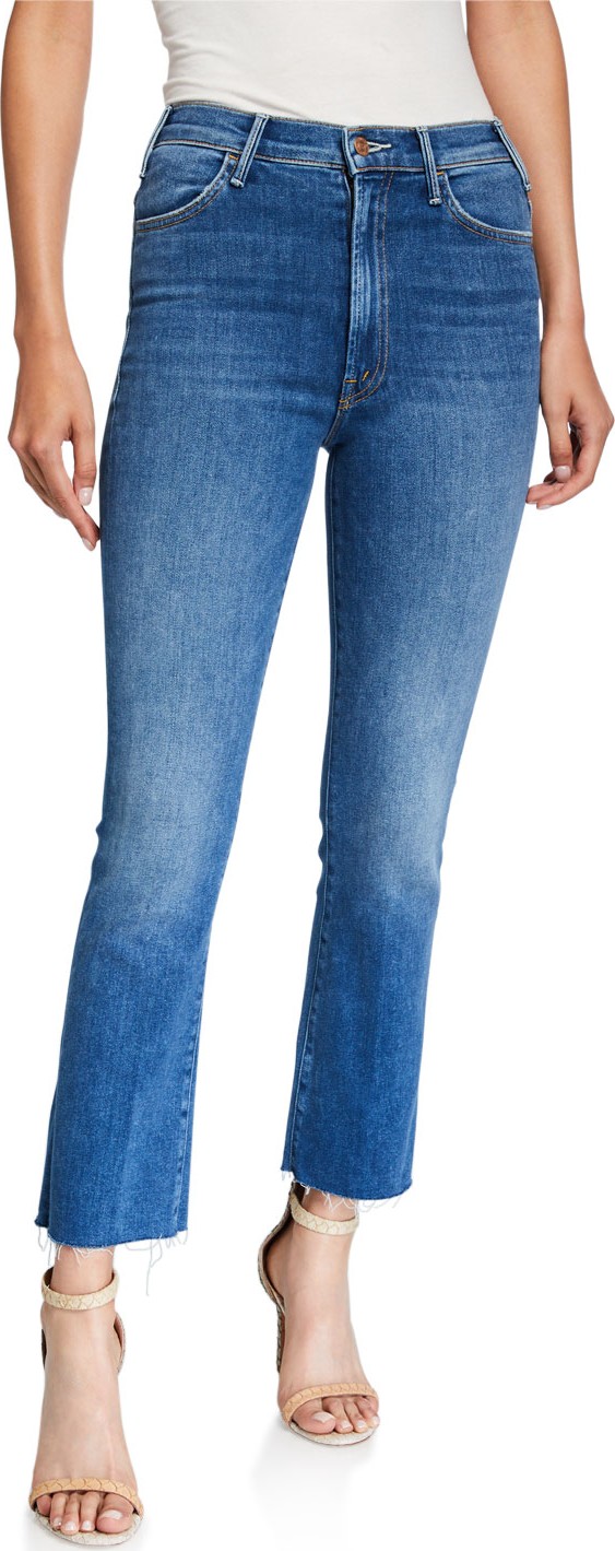 MOTHER The Hustler Ankle Fray Jeans