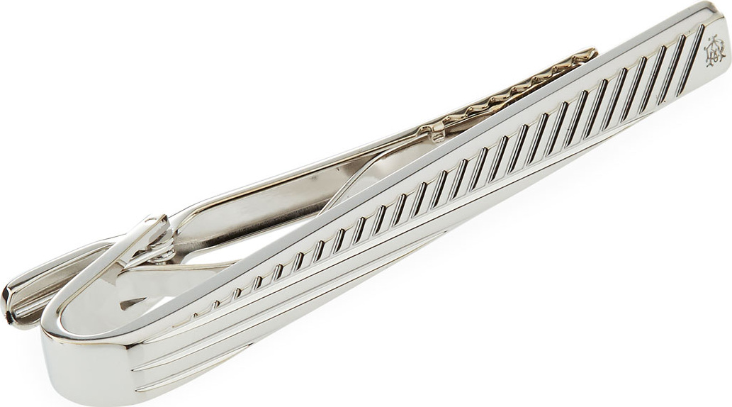 Dunhill Faceted Diagonal Tie Bar
