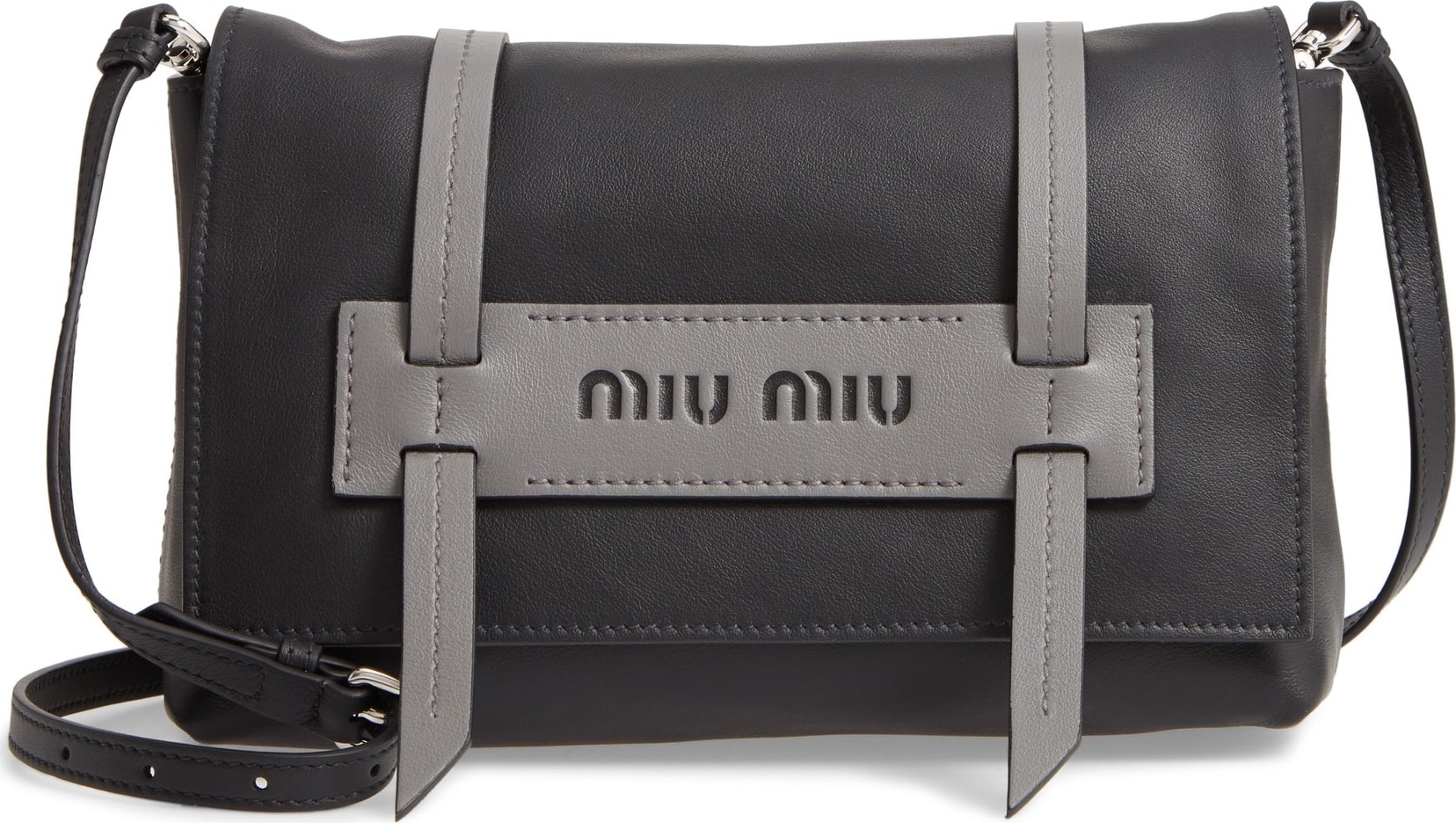 Miu Miu Small Grace Calfskin Shoulder Bag