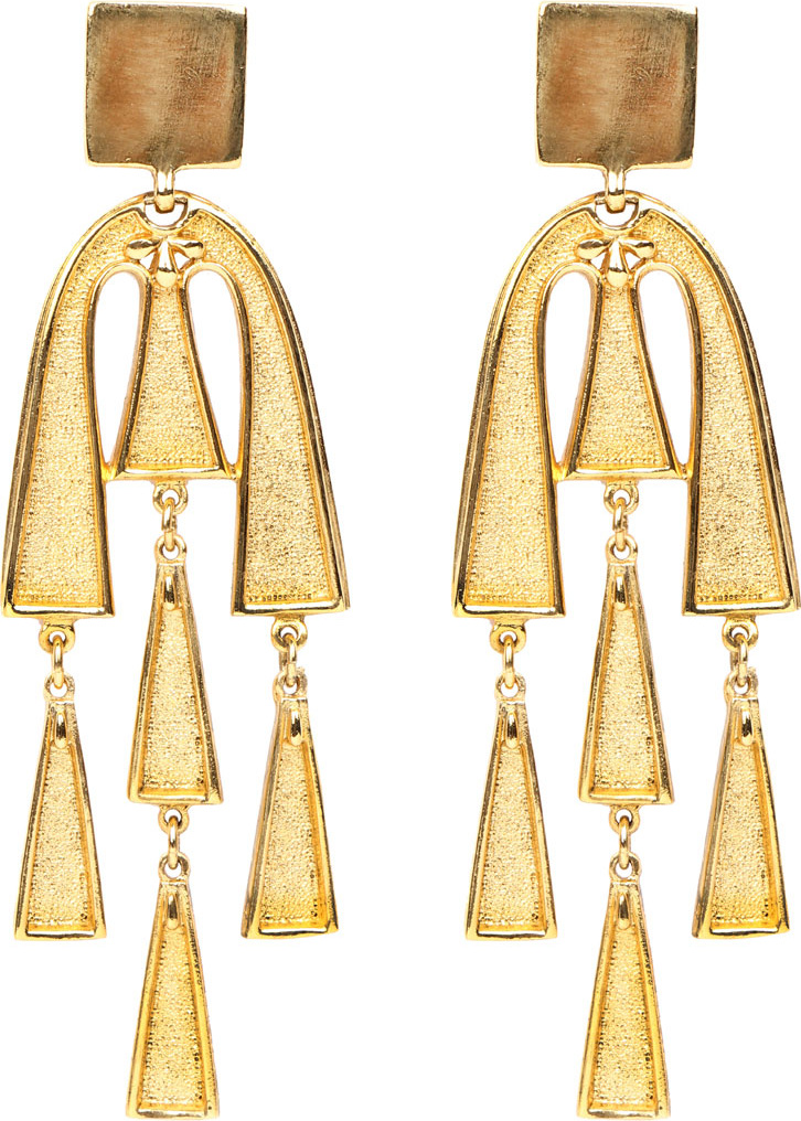 Ben-Amun Square Top Dangle Earrings
